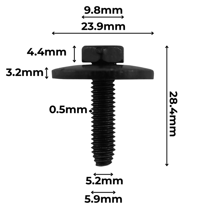 GM/Multi-Use SEM Bolt M6 x 20mm - CC32075