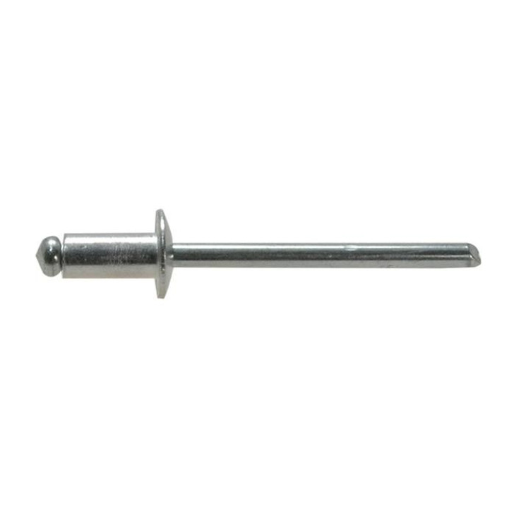 3/16" Dome head Aluminium Rivet with a Steel stem.