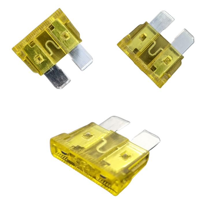 Carclips 20A Blades Fuse 
Standard size blade fuse - Yellow
20 AMP