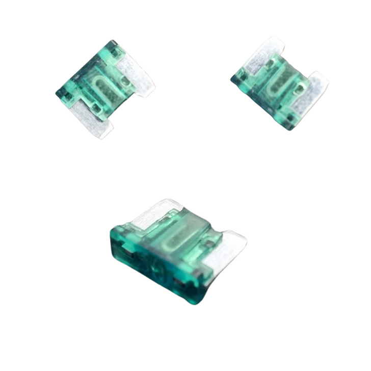 Carclips 30A Micro Automotive Blade Fuse 
Micro size blade fuse - Green.