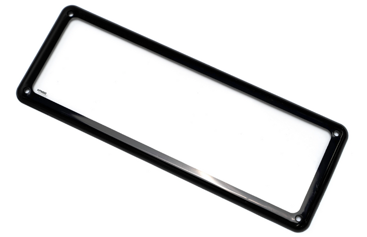 NSW large standard number plate cover set of 2 clear protective covers for 372 x 107 mm Australian car plates front and rear.