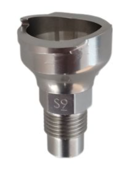 #9 adaptor designed for Walcom Carbonio and Slim Kombat spray guns, featuring M16 x1.5 male thread, compatible with Star SMV-4F PPS-26016 version 2.0 system
