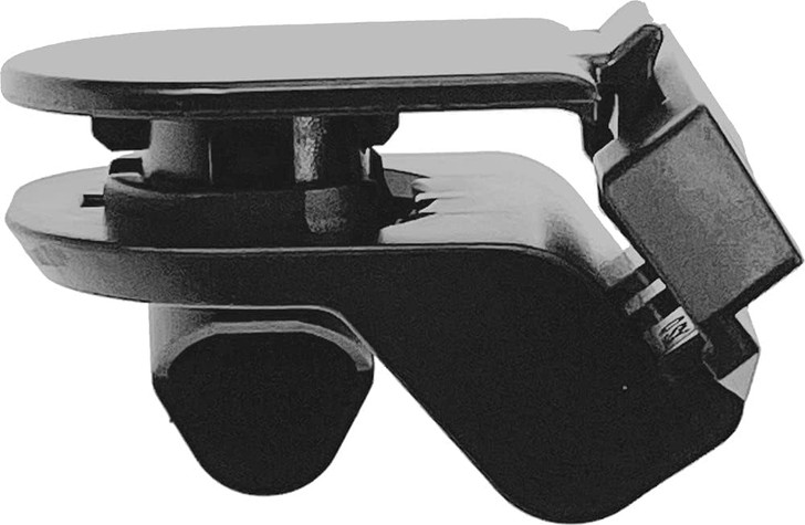 Toyota fender liner and bumper retainer clip with locking pin (OEM 47749-33030 / 53879-33030), black plastic push-type fastener for wheel arch and splash shield mounting