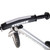 Unique 12.7mm aluminum handlebar is lighter and 43% smaller than standard to allow better control with tiny hands. Custom logo mini-grips are soft urethane with protective ends. Machined-aluminum quick release allows “No Tools” height adjustment from 46-56cm (18-22”). Unique 12.7mm aluminum handlebar is lighter and 43% smaller than standard to allow better control with tiny hands. Custom logo mini-grips are soft urethane with protective ends. Machined-aluminum quick release allows “No Tools” height adjustment from 46-56cm (18-22”).