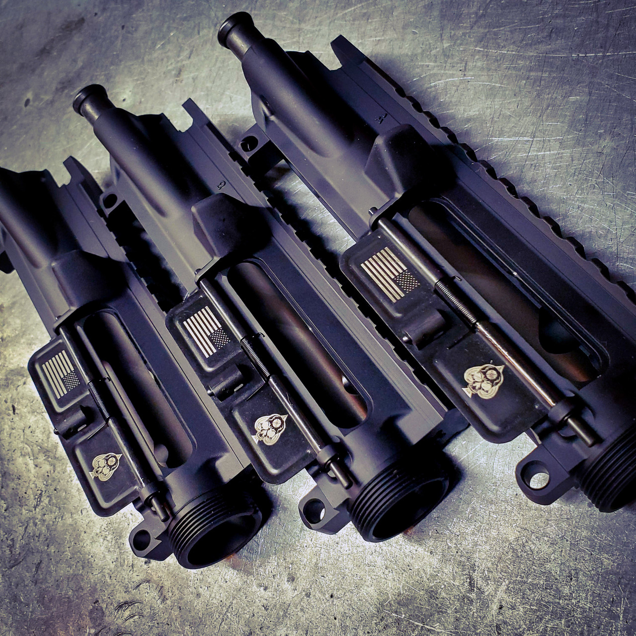 TNTE AR-15 Upper Receiver with Spade Dust Cover - TNTE Sales Inc.