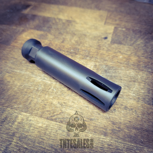 1/2-28 One Piece XM-177/GAU-5 4.3" Flash Hider Phosphate