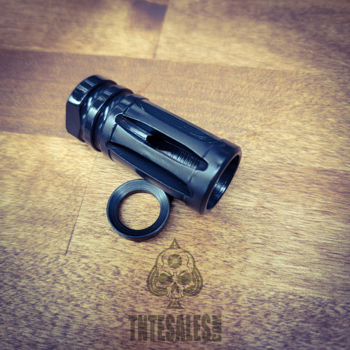 5.56 Extended A2 Flash Hider (Suppressor) with Crush Washer - TNTE