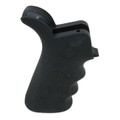 Hogue AR-15 Rubber Grip Beavertail w/Finger Grooves Black