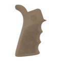 Hogue AR-15 Rubber Grip Beavertail w/Finger Grooves Desert Tan