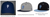3 x Game caps: Navy w/ White, Gray-Navy w/ Columbia, Navy-Columbia w/ Columbia 3-d logo