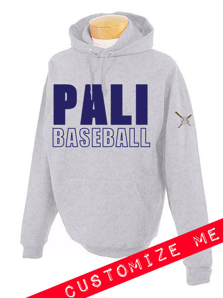 Pali Baseball Twill hoody Gray
