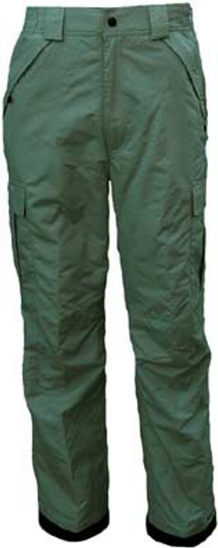 Kid's Army Green Cargo Ski Pants