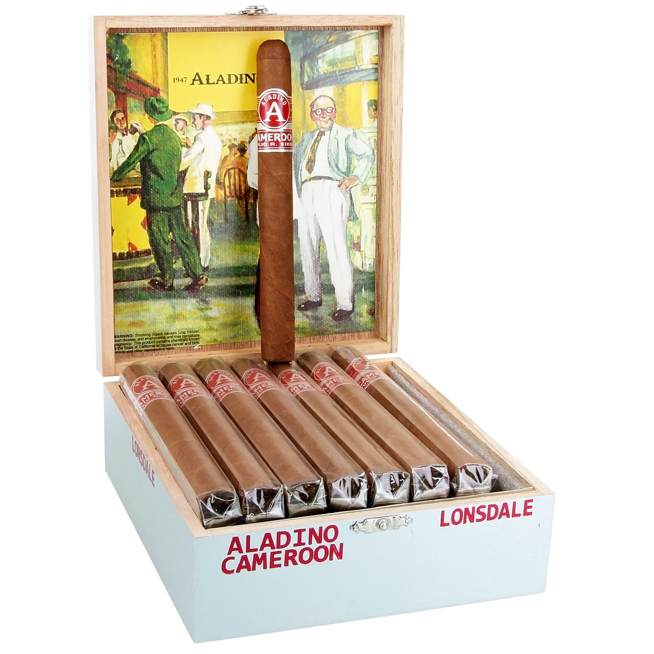 Aladino Cameroon By Julio R. Eiroa Lonsdale (6x43 / Box 24