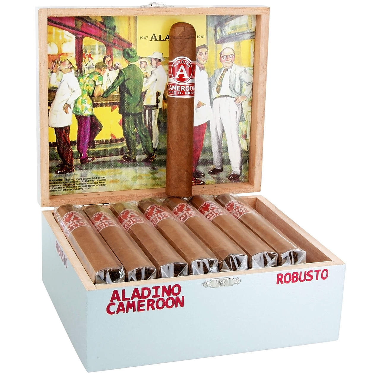Aladino Cameroon By Julio R. Eiroa Robusto (5x50 / Box 24) | Cigar