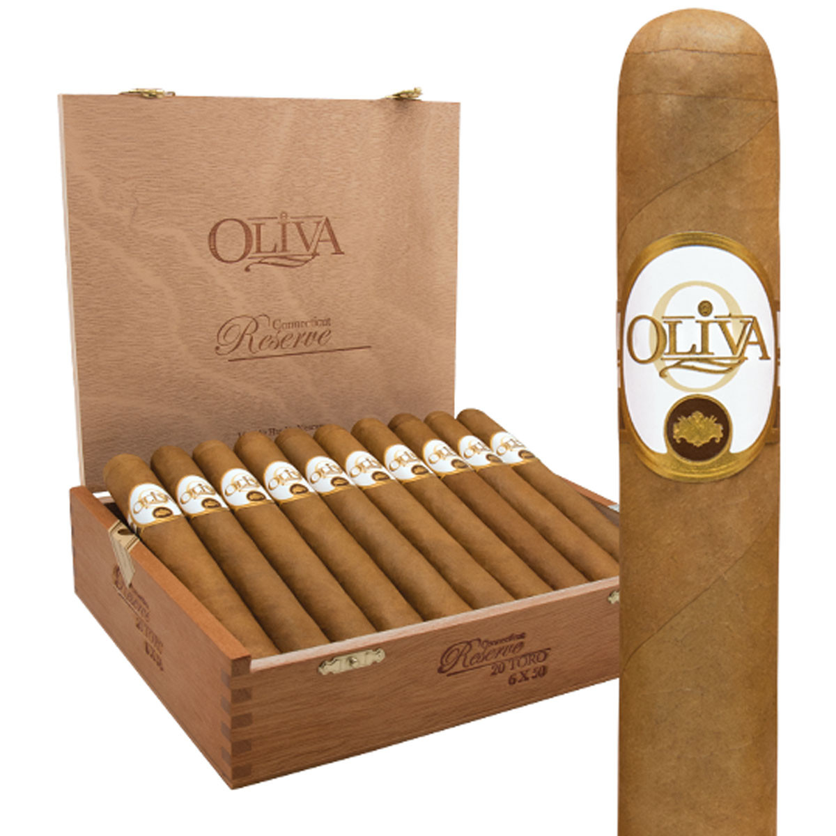 Oliva Connecticut Reserve Lonsdale (6.5x44 / Box 20) | Cigar King