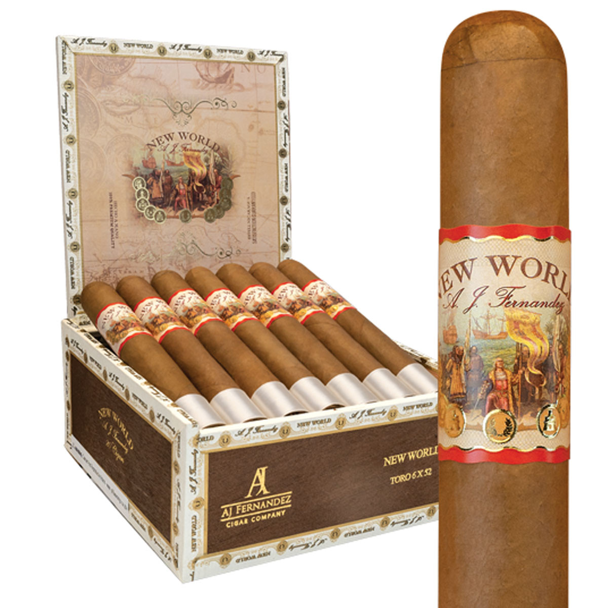AJ Fernandez New World Connecticut Corona Gorda (5.5x46 / Box 20