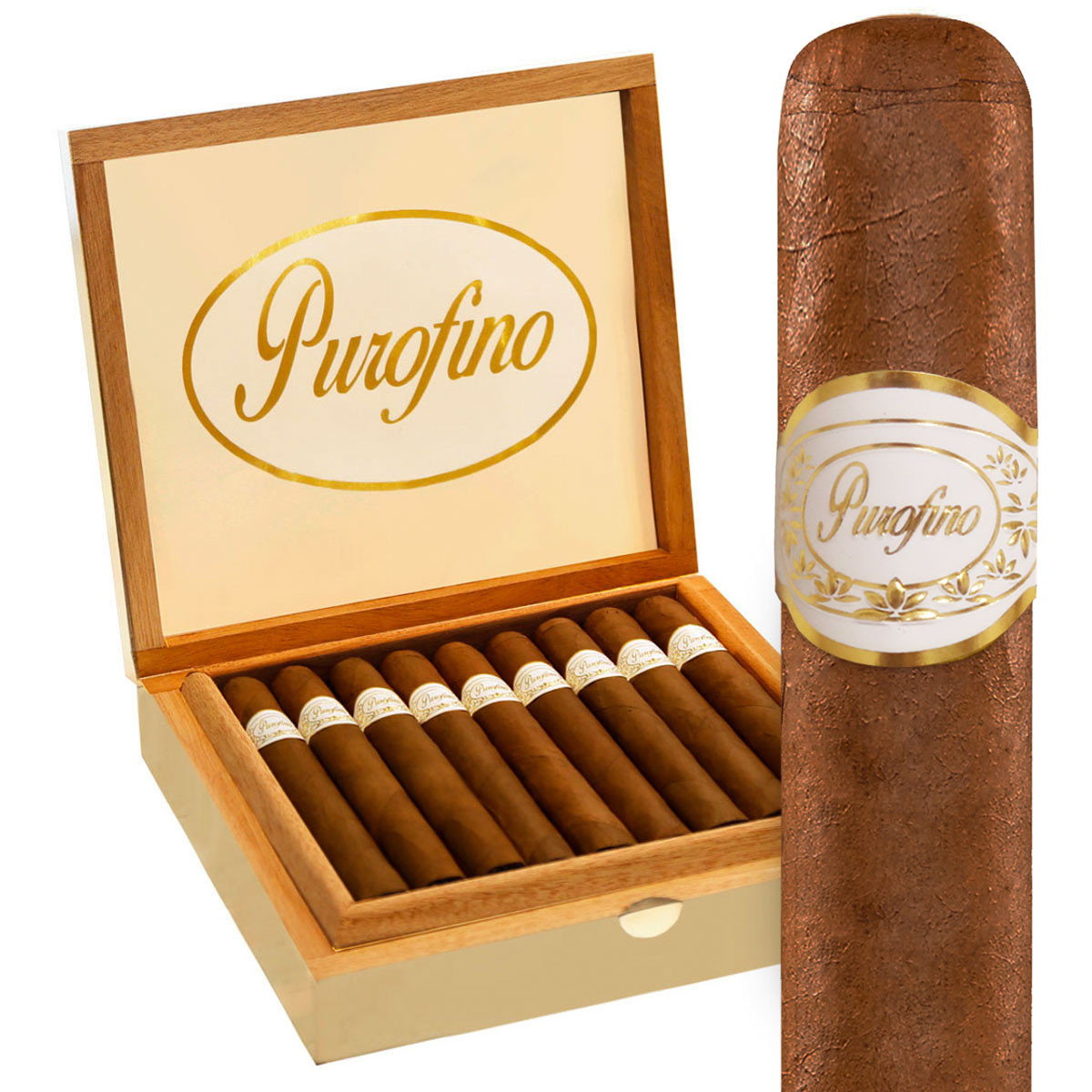 Purofino White Label Sun Grown Robusto (5x50 / 10 Pack)