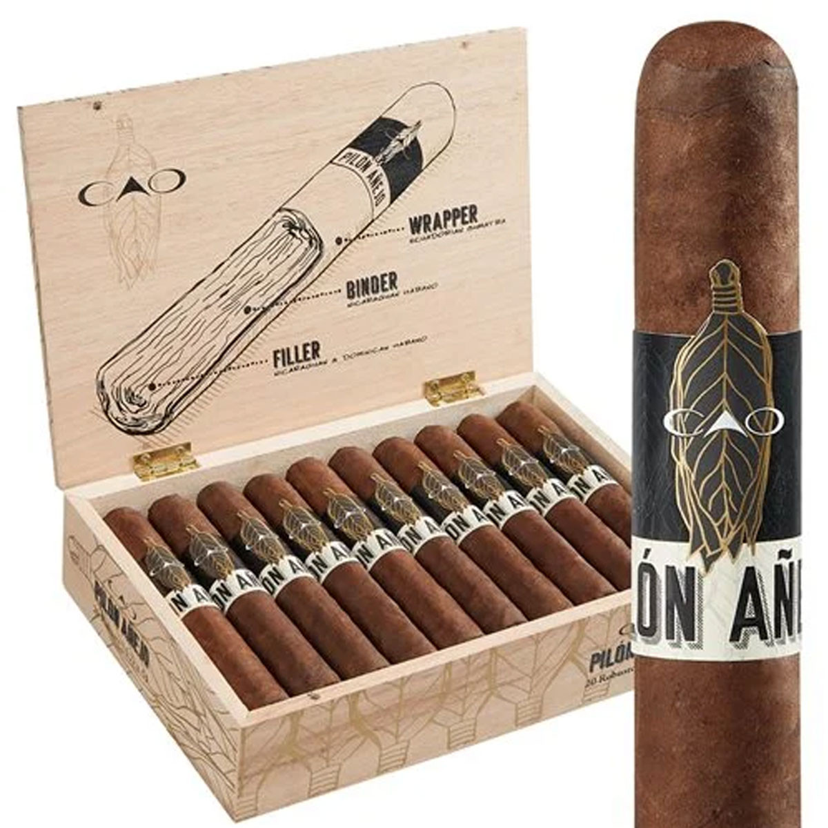 tobacco pilon CAO Pilon Anejo Robusto (5.5x54 / Box 20)