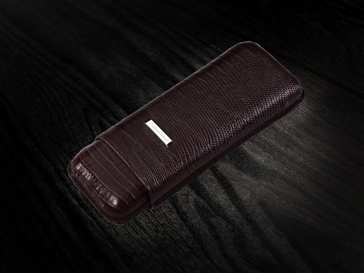 prometheus cigarette case Prometheus Tejus Black 3 Finger 60 Ring (Case-600/TB) Prometheus Leather Case-200En Brown 3Cig