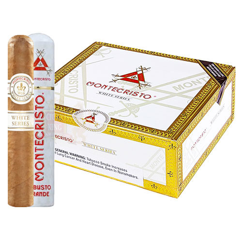 Montecristo White Robusto Grande Tube cigars at Discount prices