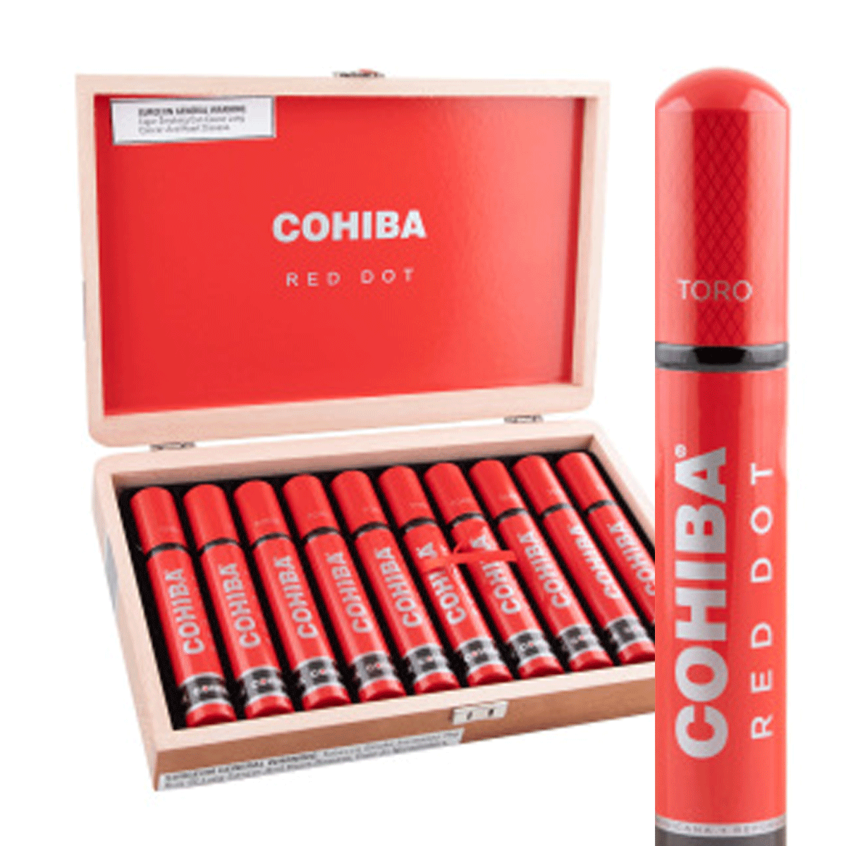 Cohiba Red Dot Toro Tube (6x50 / Box 10)
