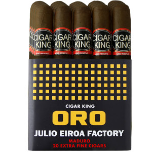Cigar King Oro By Aladino Maduro Corona (5x44 / Bundle Of 20) + FREE SHIPPING ON YOUR ENTIRE ORDER! Cigar King Oro By Aladino Maduro Corona (5x44 / Bundle Of 20) + FREE SHIPPING ON YOUR ENTIRE ORDER!