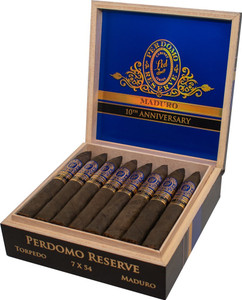 Perdomo Reserve 10th Anniversary BP Maduro Torpedo (7x54 / Box 25)