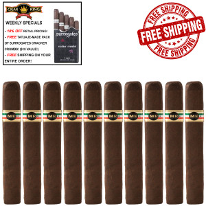 Tatuaje Mexican Experiment II Churchill (6.5x48 / 10 PACK SPECIAL) + 10% OFF RETAIL PRICING! + FREE 5-PACK OF TATUAJE-MADE SURROGATES CRACKER CRUMBS ($15 VALUE!) + FREE SHIPPING ON YOUR ENTIRE ORDER! Tatuaje Mexican Experiment II Churchill (6.5x48 / 10 PACK SPECIAL) + 10% OFF RETAIL PRICING! + FREE 5-PACK OF TATUAJE-MADE SURROGATES CRACKER CRUMBS ($15 VALUE!) + FREE SHIPPING ON YOUR ENTIRE ORDER!
