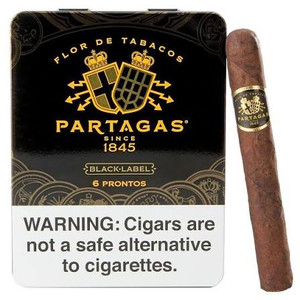 Partagas Black Label Prontos (4x36 / Tin Of 6)
