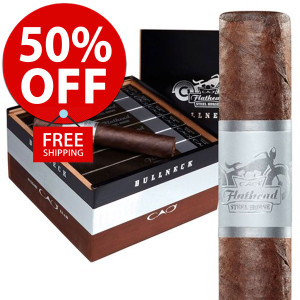 CAO Flathead Steel Horse Handbrake Robusto (4.5x50 / Box 20) CAO Flathead Steel Horse Handbrake Robusto (4.5x50 / Box 20)