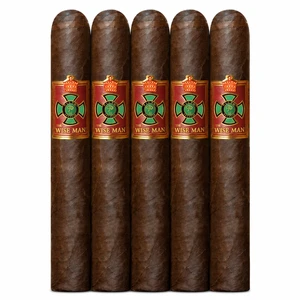The Wise Man Maduro by Foundation Double Corona (7x54 / 5 Pack)