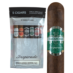 Macanudo Inspirado Toro Fresh Pack Sampler (5 Cigars) Macanudo Inspirado Toro Fresh Pack Sampler (5 Cigars)