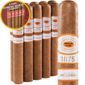 Romeo y Julieta 1875 Nicaragua Toro (6x50 / 10 Pack) + 5 Free Cigars!