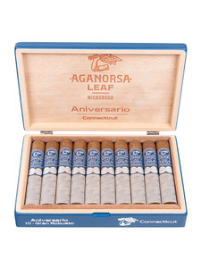 AGANORSA Leaf Aniversario Connecticut Gran Robusto (5x54 / Box 10) AGANORSA Leaf Aniversario Connecticut Gran Robusto (5x54 / Box 10)