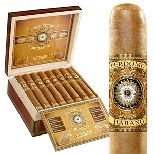 Perdomo Habano Bourbon Barrel-Aged Connecticut Robusto (5x54 / 10 Pack)
