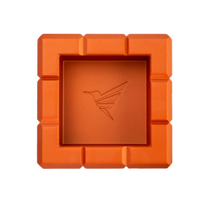 Colibri Heritage Cube Ashtray Orange Colibri Heritage Cube Ashtray Orange