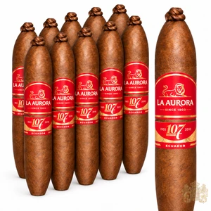 La Aurora 107 Ecuador Zepplin (4x64 / 10 Pack)