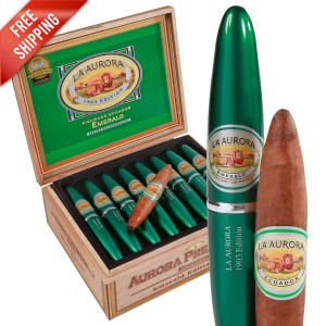 La Aurora Preferidos Emerald No. 2 Tubos Double Perfecto (5x54 / Box 8)