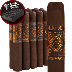 Domain Neutron Robusto Gordo (5x56 / 10 Pack) + FREE Garnet Grid Ashtray ($50 Value!) Domain Neutron Robusto Gordo (5x56 / 10 Pack) + FREE Garnet Grid Ashtray ($50 Value!)
