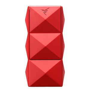 Colibri Quasar II pocket-sized double torch flame lighter Red Colibri Quasar II pocket-sized double torch flame lighter Red