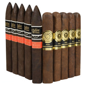 Slam Pack: Aging Room Quattro Nicaragua vs Montecristo 1935 Anniversary Robusto (Assorted Sizes / 10 Pack) Slam Pack: Aging Room Quattro Nicaragua vs Montecristo 1935 Anniversary Robusto (Assorted Sizes / 10 Pack)