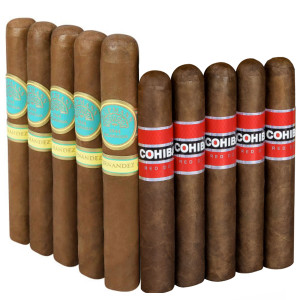 Slam Pack: H. Upmann by AJ Fernandez Toro vs Cohiba Red Dot Robusto (Assorted Sizes / 10 Pack) Slam Pack: H. Upmann by AJ Fernandez Toro vs Cohiba Red Dot Robusto (Assorted Sizes / 10 Pack)