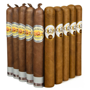 Slam Pack: La Aurora Preferidos 1903 Cameroon Toro vs Oliva Connecticut Reserve Toro (Assorted Sizes / 10 Pack) Slam Pack: La Aurora Preferidos 1903 Cameroon Toro vs Oliva Connecticut Reserve Toro (Assorted Sizes / 10 Pack)