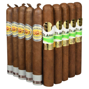 Slam Pack: La Aurora Preferidos 1903 Cameroon Toro vs Te Amo The Original San Andres Toro (Assorted Sizes / 10 Pack) Slam Pack: La Aurora Preferidos 1903 Cameroon Toro vs Te Amo The Original San Andres Toro (Assorted Sizes / 10 Pack)