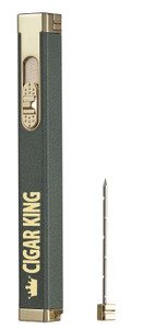 Cigar King Canary Torch Lighter - Green Gold Trim Cigar King Canary Torch Lighter - Green Gold Trim