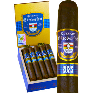 Quesada Oktoberfest 2025 Limited Edition Uber (6x65 / Box 10) + Free Cutter & Lighter Combo! ($40 Value!)