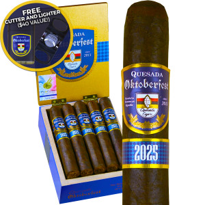 Quesada Oktoberfest 2025 Limited Edition Kaiser Ludwig Toro BP (6x49 / Box 10) + Free Cutter & Lighter Combo! ($40 Value!) Quesada Oktoberfest 2025 Limited Edition Kaiser Ludwig Toro BP (6x49 / Box 10) + Free Cutter & Lighter Combo! ($40 Value!)