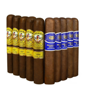 Slam Pack: AJ Fernandez Havana Soul Robusto vs Romeo y Julieta Reserva Real Nicaragua Robusto (Assorted Sizes / 10 Pack)