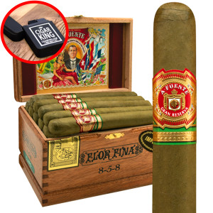 Arturo Fuente 858 Claro (6x47 / Box 25) + Free Lighter!