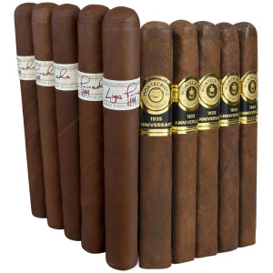 Drew Estate Liga Privada H99 Corona Doble vs Montecristo 1935 Nicaragua Toro (Assorted Sizes / 10 Pack)